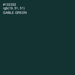 #133333 - Gable Green Color Image